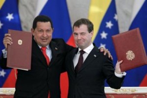 Hugo Chavez Dmitri Medvedev