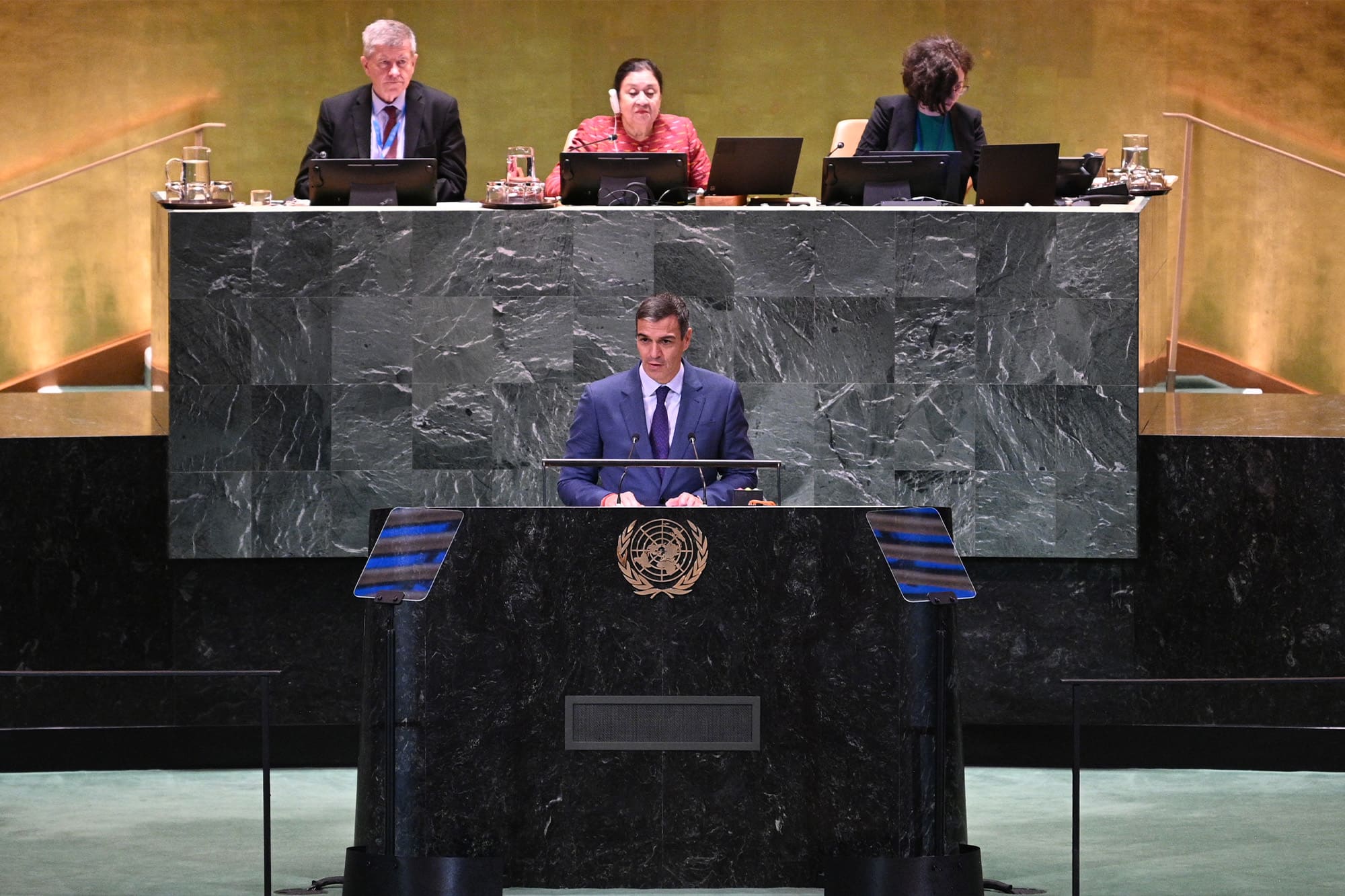 Sánchez aboga por un multilateralismo más eficaz en la Cumbre del Futuro de la ONU